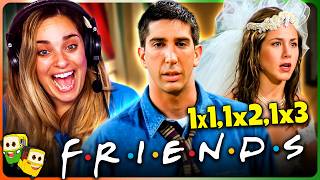 FRIENDS SEASON 1 Episodes 12 amp 3 REACTION  First Time Watch [upl. by Akerue11]