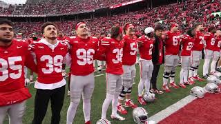 Buckeyes players and fans sing quotCarmen Ohioquot after big win over Indiana [upl. by Zurn]