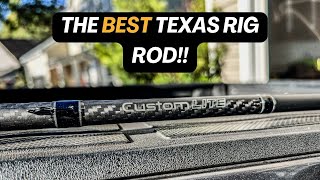 The BEST Texas Rig Rod Lews Custom Lite Rods [upl. by Ahsenrat]