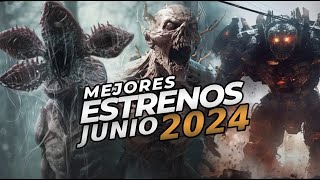 TODOS los ESTRENOS de JUNIO 2024 en NETFLIX PRIME VIDEO MAX y más PELICULAS y SERIES [upl. by Belac655]