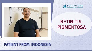 Patient with Retinitis Pigmentosa shares his experience at SCCI RP treatment stem cell therapy [upl. by Hnilym]