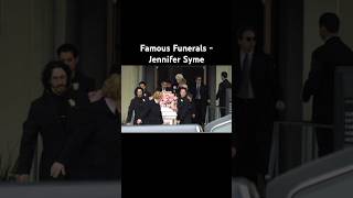 Famous Funerals  Jennifer Syme death history funeral family famous celebrity keanureeves [upl. by Conley890]