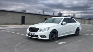 Mercedes Benz E350 AMG Video With Straight Pipe Exhaust [upl. by Esiuqram]