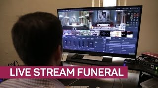 Cant make the funeral Just watch the live stream [upl. by Oremo]