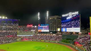 Tomahawk chop World Series Game 3 Atlanta Braves vs Houston Astros 102921 [upl. by Krall]