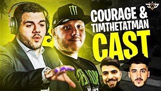 COURAGE AND TIMTHETATMAN CAST NICKMERCS AND SYPHERPK Fortnite Battle Royale [upl. by Suicul]