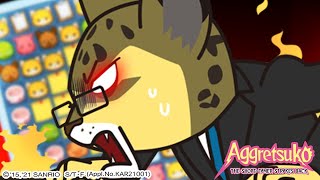 Mr Hyodo Aggretsuko Puzzle Game skill usage video  Season 3 [upl. by Niuqaoj]