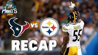 Pittsburgh Steelers Vs Houston Texans Live Post Game Show [upl. by Aon]