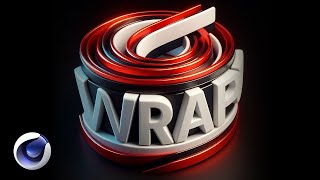 Cinema 4D Tutorial  WRAP DEFORMER in 3D Text  Deformador Envoltura en Texto 3D [upl. by Irish]