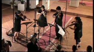 GPhTelemann  Concerto for 4 violins Gmajor Kim Kyoung Min Baek NaHyun Lin Wen Chao Du Juan [upl. by Ynnej]