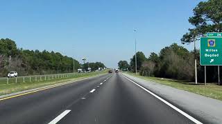 Interstate 10  Florida Exits 22 to 31 eastbound [upl. by Ornie]