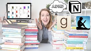 How my ADHD brain uses Notion Goodreads amp Kindle to read track and take book notes [upl. by Thetos314]