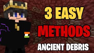 3 Easiest Ways To Find Ancient Debris In Minecraft 120😍  Java amp Bedrock Edition😮 [upl. by Euqimod]