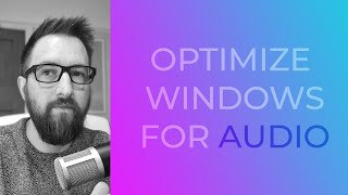 Optimise Windows 11 or 10 For AUDIO [upl. by Enomys]