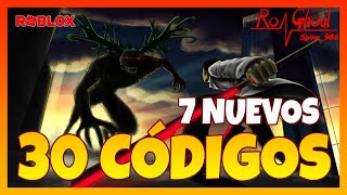 ✅7 NUEVOS CÓDIGOS✅30 CÓDIGOS de 🔥 RO GHOUL🔥LESS GRIND 🔥 Roblox 2024 🔥 EMiLiOR [upl. by Airotkciv462]