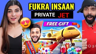 Fukra Insaan  Asking Rich People for a Free ‘PRIVATE JET’ on my 27th Birthday 😱 Reaction [upl. by Ibbie271]