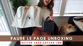 Unboxing The Faure Le Page Tote  The Perfect Goyard amp LV Neverfull Alternative  Work Tote [upl. by Ottilie]