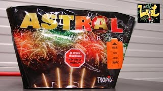 TB82 Astral 36 Shots Waaier Cake Tropic Fireworks [upl. by Rehptosirhc]