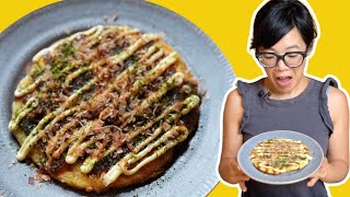 Instant Cup Okonomiyaki Its Like Cup Ramen But Okonomiyaki [upl. by Akemeuwkuhc]