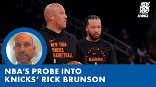 Knicks furious over NBA investigation into Rick Brunson [upl. by Netsrik570]