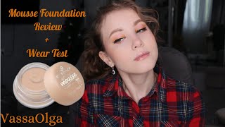 Essence Mousse Foundation Review  VassaOlga [upl. by Pogah149]