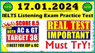 IELTS LISTENING PRACTICE TEST 2024 WITH ANSWERS  17012024 [upl. by Doone766]