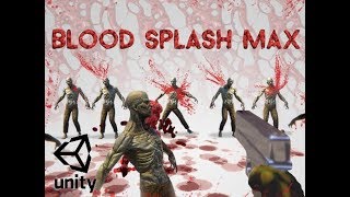 Blood splash max unity VFX asset [upl. by Aiciles]