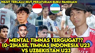 Reaksi dari komentator malaysia setelah Timnas indonesia dikalahkan UBEKISTAN 20Piala Asia U23 [upl. by Combs360]