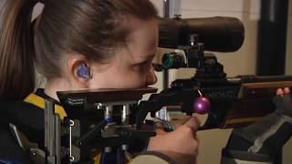 Junior Olympic Target ShooterLibby Tallberg [upl. by Apoor645]