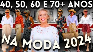 🔴LOOKS CASUAIS e ELEGANTES para MULHERES MADURAS NA MODA PRIMAVERA VERÃO 2024  Maga Moda [upl. by Johen]