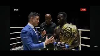 Reug Reug😯🇸🇳 détrône 🥊Anotoly Malykhin  devient champion du monde de MMA poids lourds [upl. by Cheshire]