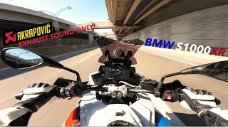 BMW S1000XR M Akrapovic Titanium Full Exhaust Sound RAW ONBOARD [upl. by Oirottiv]