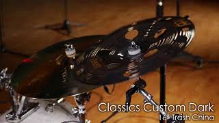 Meinl Cymbals Classics Custom Dark Trash Chinas Morph Demo [upl. by Marou]