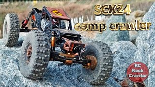 SCX24 Spare Parts Comp Crawler  More mods  overdrive  CVD  ASX24 ESC shock setup rccar scx24 [upl. by Essiralc293]