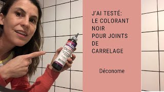 Jai testé dans ma douche le colorant noir pour joints de carrelage [upl. by Carl404]