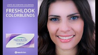 Lentes de contato coloridas Freshlook Colorblends  newlentes [upl. by Darrick]