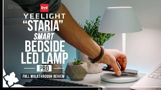 Yeelight Staria Pro  smart bedside lamp with QI charger Xiaomify [upl. by Orlena748]