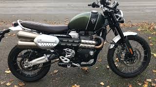 Triumph Scrambler 1200 XC with just 772 miles covered [upl. by Ykcaj]