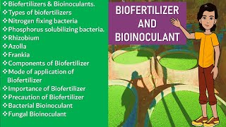 Biofertilizer and Bioinoculant [upl. by Wexler554]