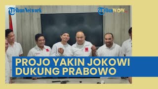 Bertemu Relawan Prabowo DPP Projo Ungkap Keyakinan Presiden Jokowi Dukung Prabowo di Pilpres [upl. by Gallard]