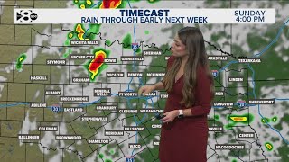 DFW Weather Latest forecast and timeline for the next rain chances [upl. by Amoritta]