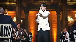 Dimash Entrance quotSOSquot amp quotDaididauquot Le Palais de LÉlysée Paris France Full Version [upl. by Prober]