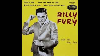 Billy Fury amp The Four Jays  Thats Love [upl. by Katonah]