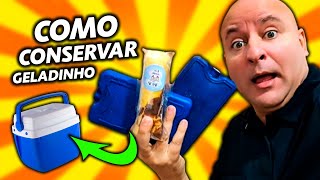 COMO CONSERVAR GELADINHO GOURMET NA CAIXA TÉRMICA [upl. by Huey]