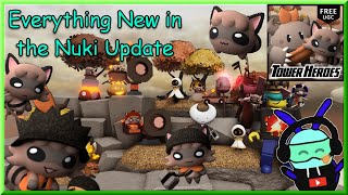 Everything New in the Nuki Update  Tower Heroes [upl. by Animor]