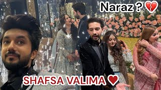 Vlog ki wajah se hoi dulhey se larai  💔 Shafsa Valima ✨🩷 [upl. by Eugirne]