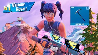 Crystal Skin  Spectral Axe Solo Win Gameplay  Fortnite Chapter 3 Season 3 Controller on PC [upl. by Ody]