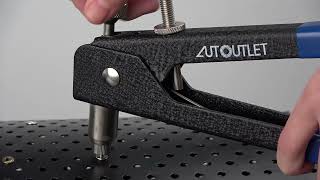 AUTOUTLET Professional Rivet Gun Pop Rivet Gun Kit [upl. by Katinka154]