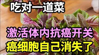 癌细胞奇迹消失了！只要吃对一道菜，激活体内抗癌开关，抗癌能力瞬间提升89倍，肿瘤医生都推荐要多吃！【家庭大医生】 [upl. by Ladew]