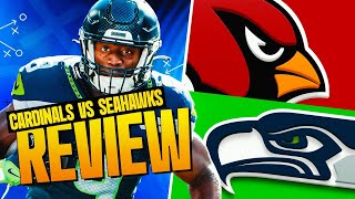 Kenneth Walker IIIs RIDICULOUS missed tackle stat  Seahawks vs Cardinals Week 12 NFL Review  PFF [upl. by Annahc]